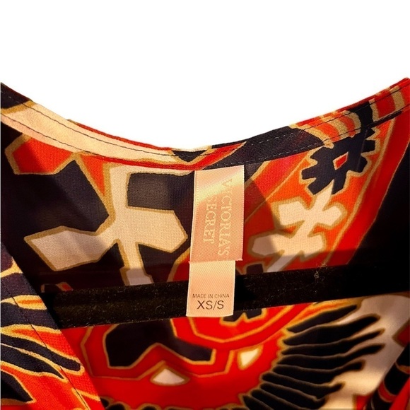 VICTORIA’S Secret XS/S Kimono Duster Robe Coverup ~ Oriental Sheer - Picture 2 of 7